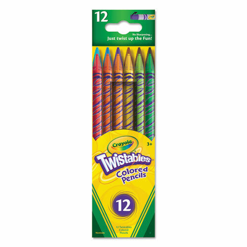 Twistables Colored Pencils, Assorted Colors [Pk-12]