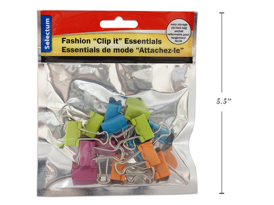Binder Clips, Brite Fashion, Pk-15