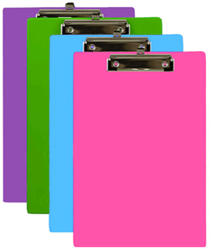 Clipboard Bright Color, Letter Size