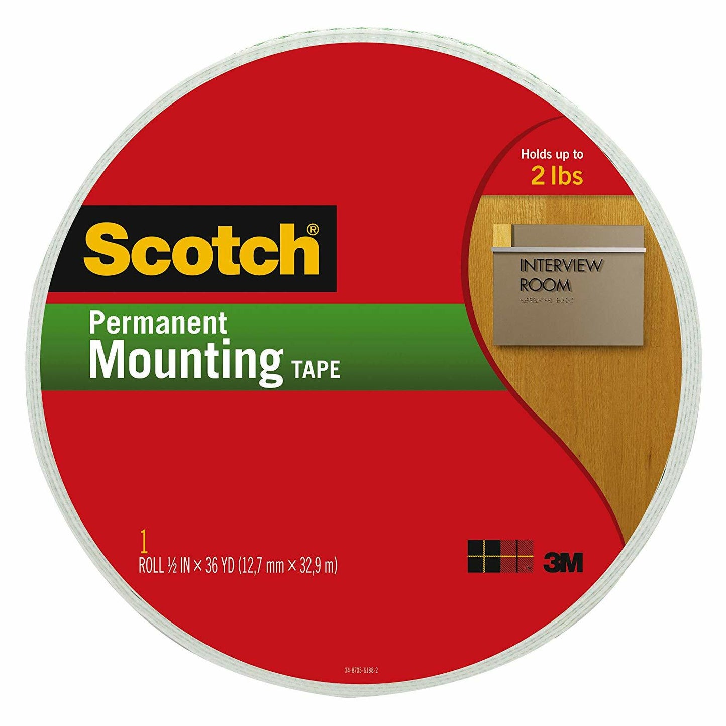 Indoor Mounting Tape 3/4" x 38 Yds