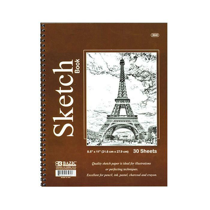Sketch Book Side Bound Spiral 8.5" x 11.0"
