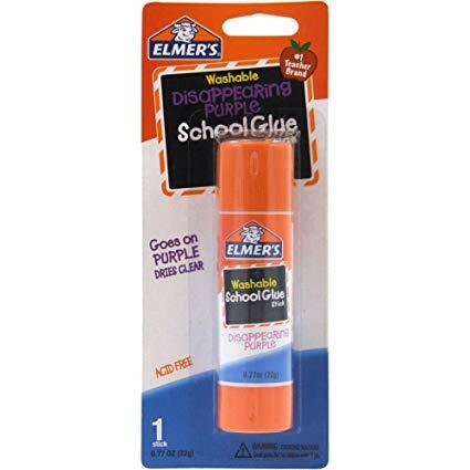 Glue Stick .77 oz Purple