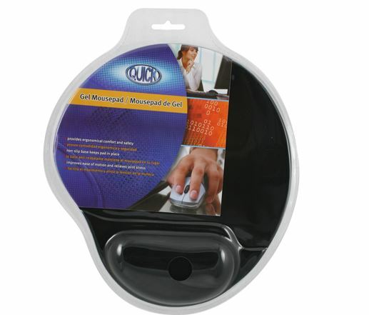 Gel Mouse Pad Black or Blue