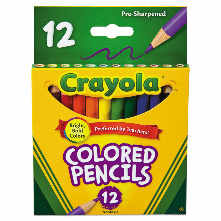 Colored Pencil 4" 12-Colors Pack