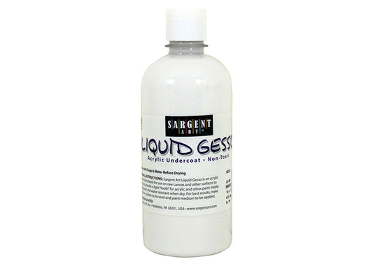 Gesso Liquid White 16oz.