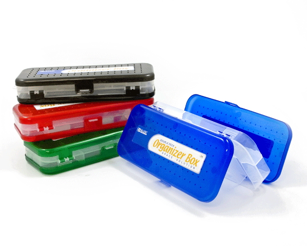 Organizer Box Double Deck 8"