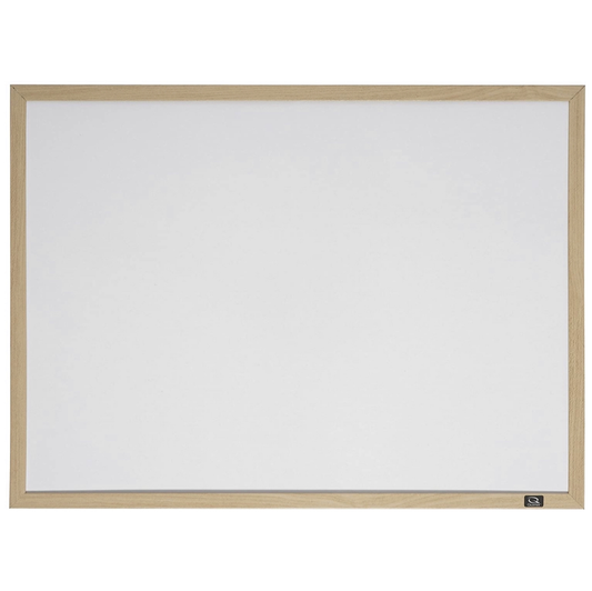 Whiteboard 23"x 35", Oak Finish Frame