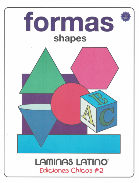 Libro de láminas de Formas- Español e Inglés