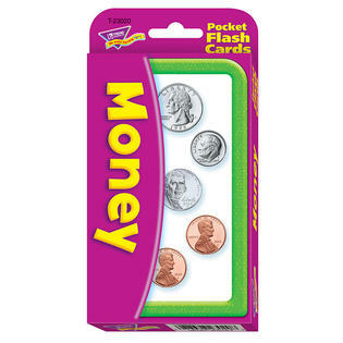 Educational Flash Cards Money