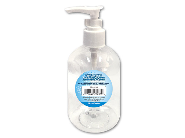 Liquid/Gel Pump Dispenser. 300ml. Clear