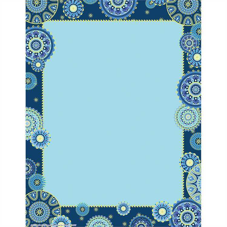 Computer Paper Blue Harmony