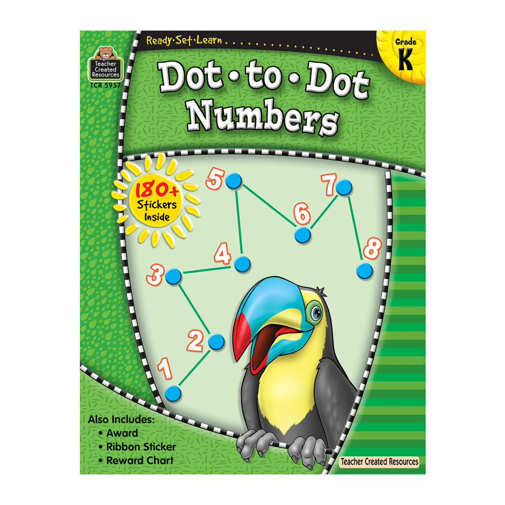 Workbook: Dot-to-Dot Numbers Grade K