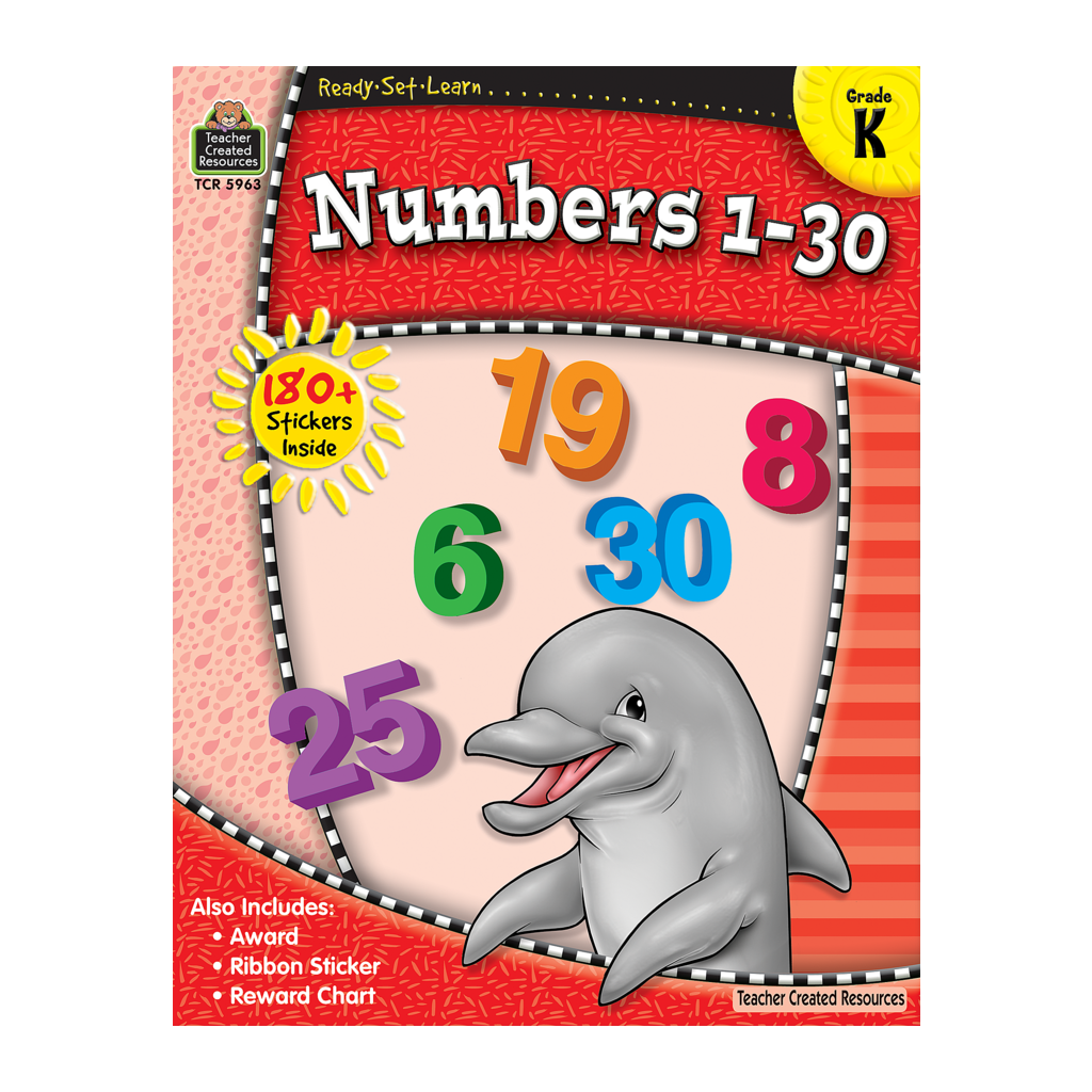 Workbook Numbers 1-30 Grade K