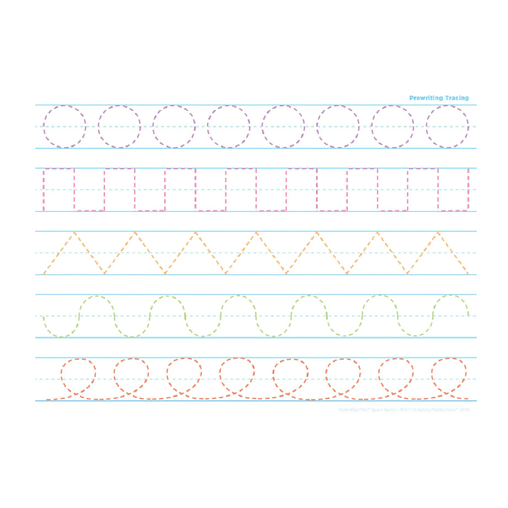 PosterMat Pre-Writing Tracing - 9.5" x 13"