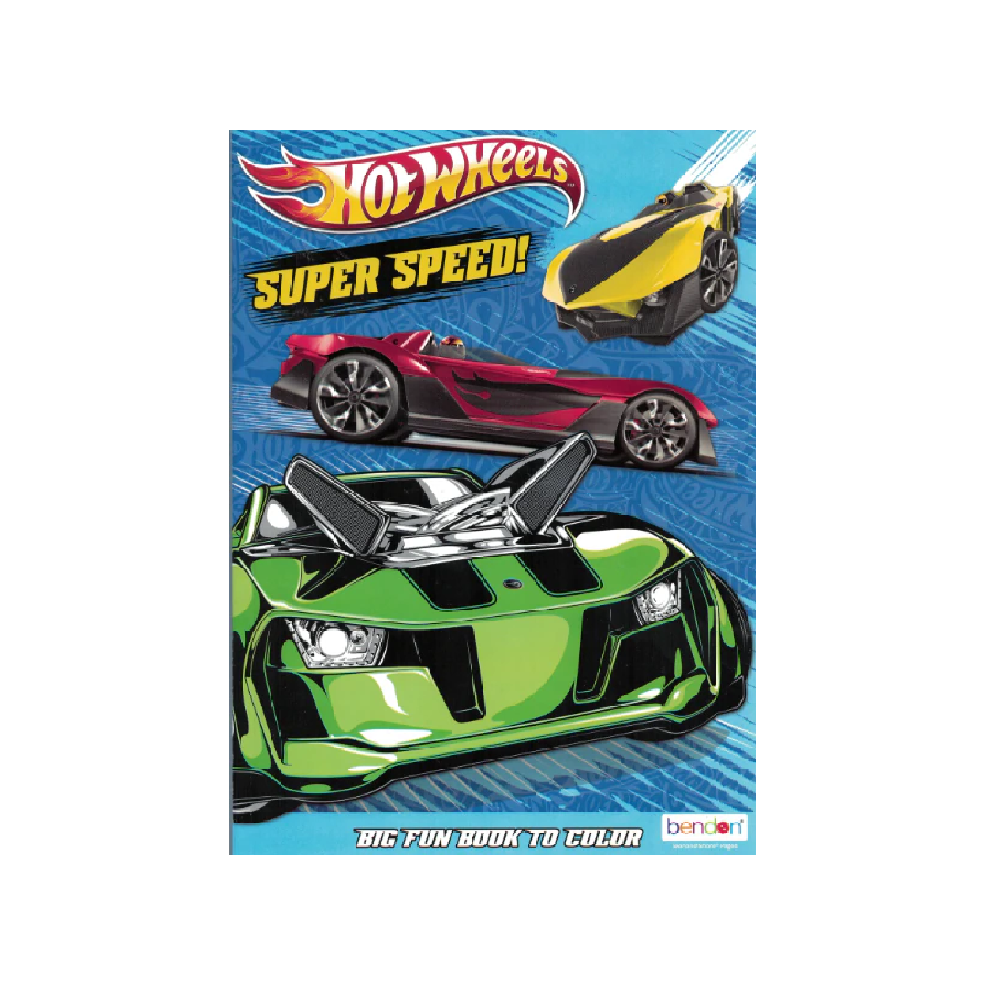 Coloring Book Hot Wheels