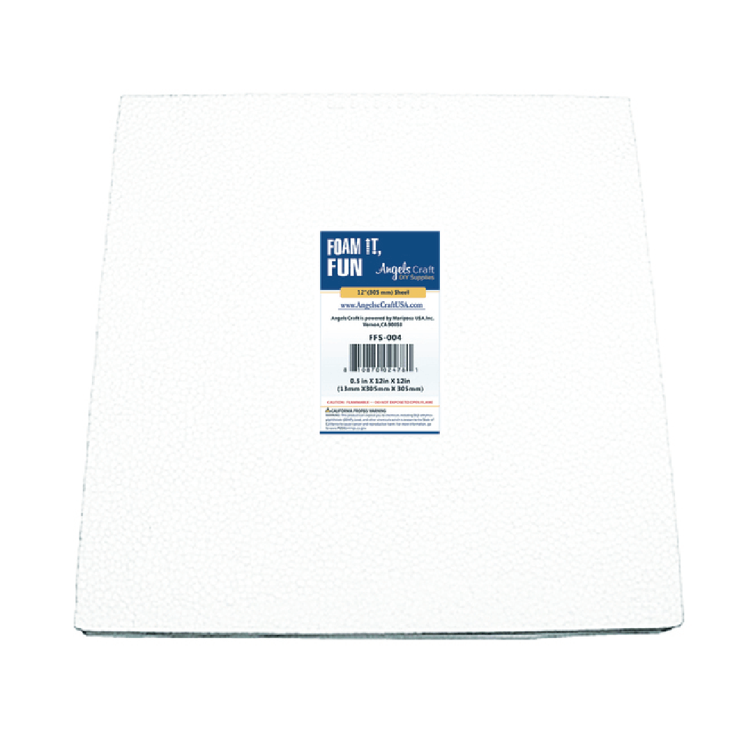 Foam Flat Square 12" x 12"