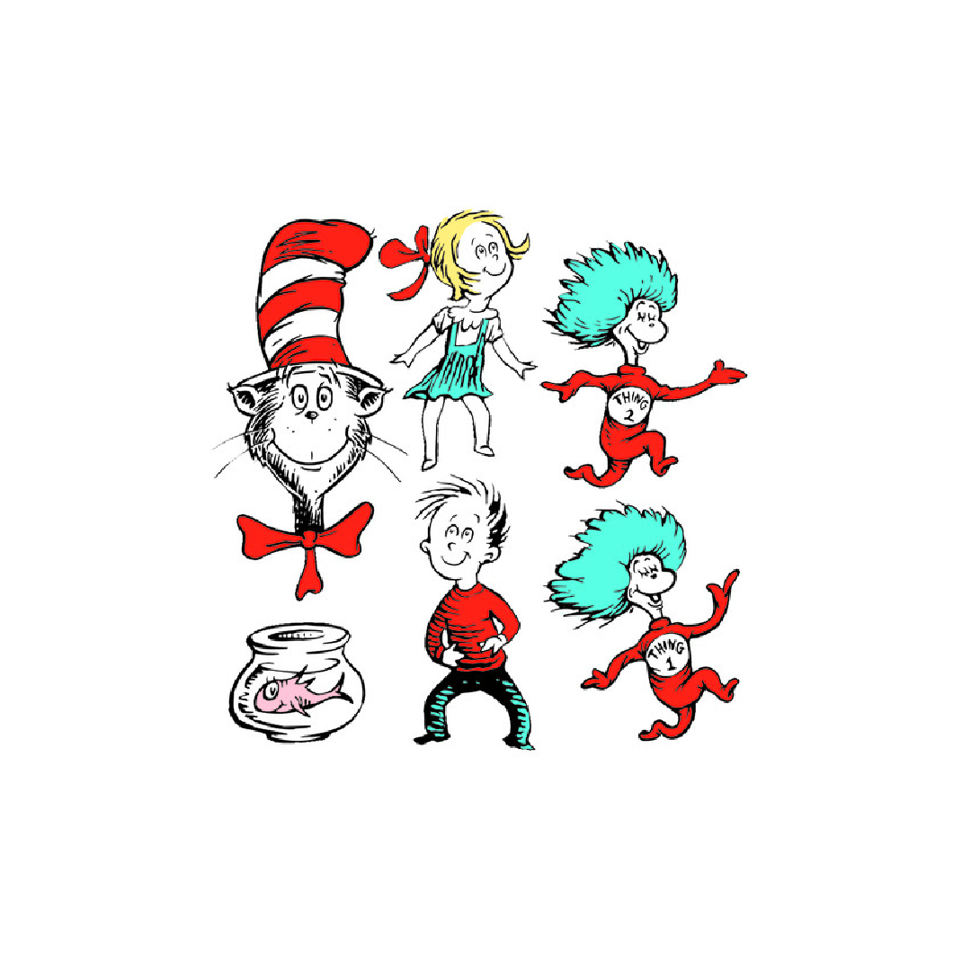 Deco Kits Large Characters Cat in the Hat