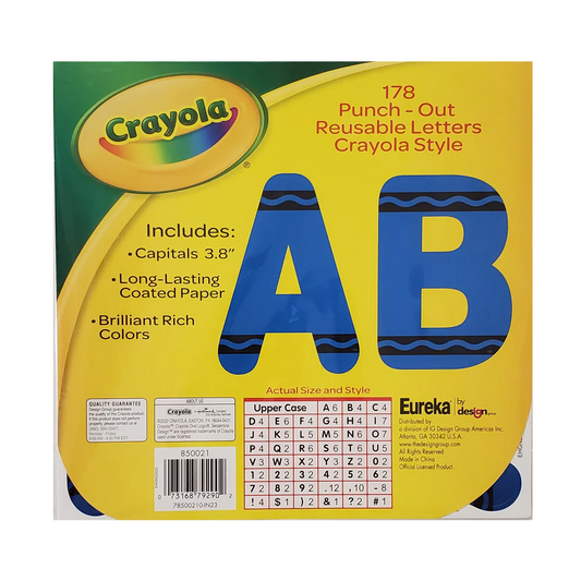 Letters Crayola 3.8" [pk-178]