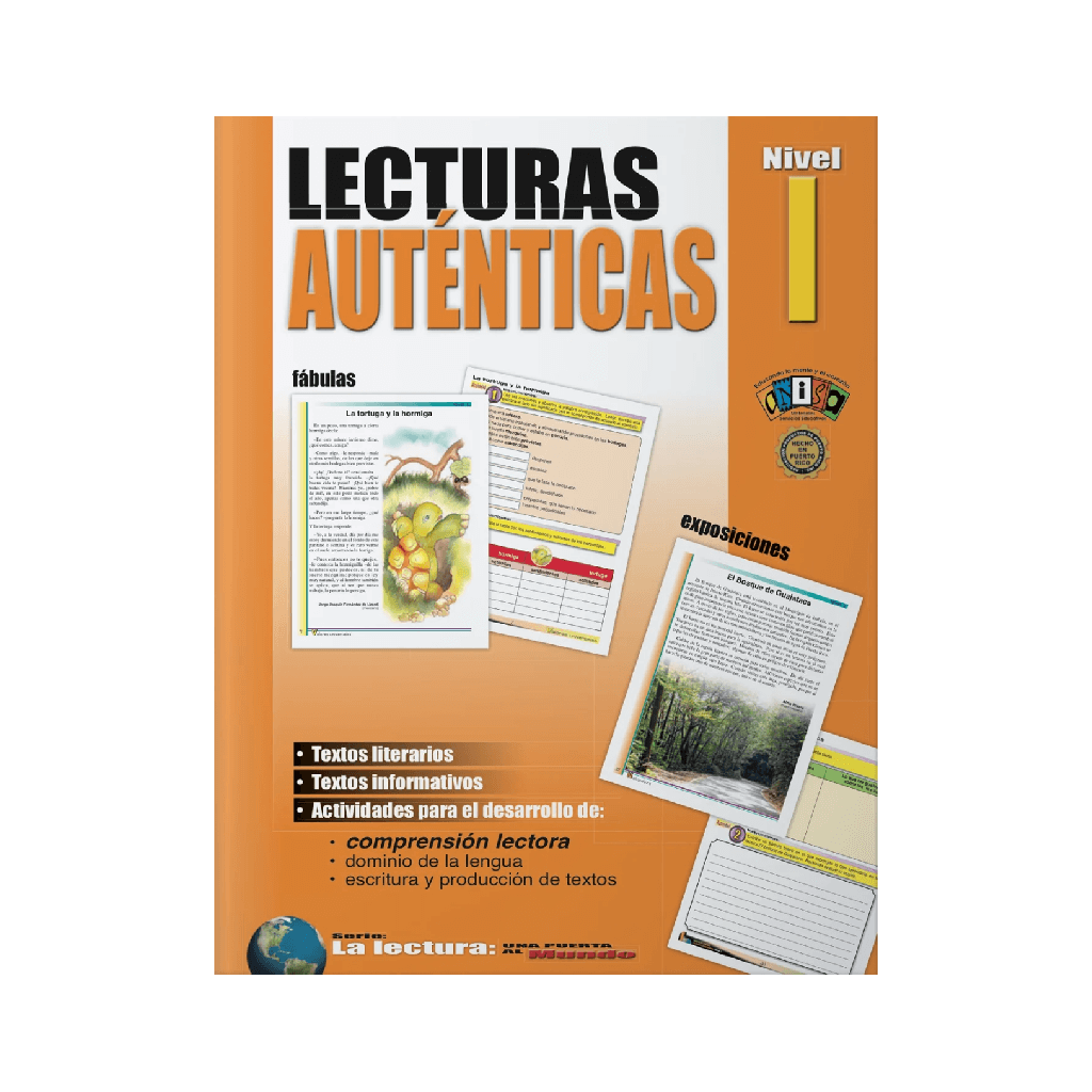 Book Lecturas Autenticas N1- 4to grado
