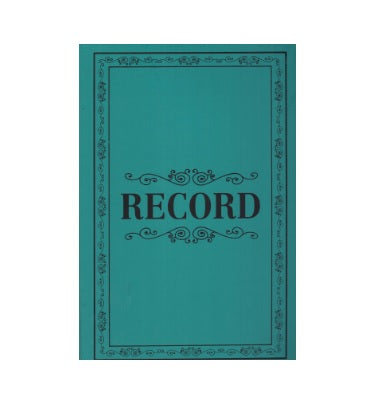 Record Book Green [500 Pgs]