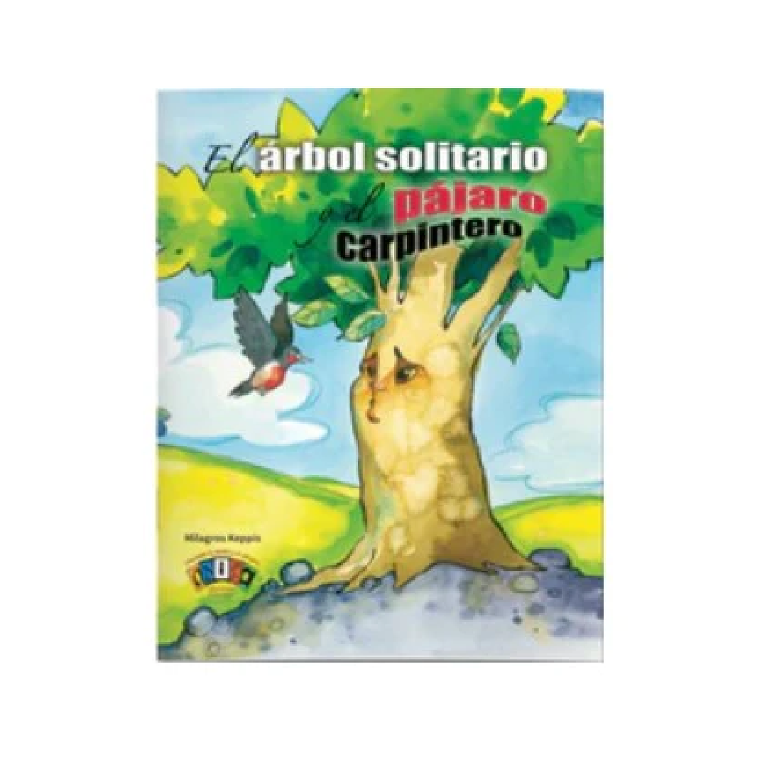 Arbol Solitario y el Pájaro Carpintero 7" x 9"