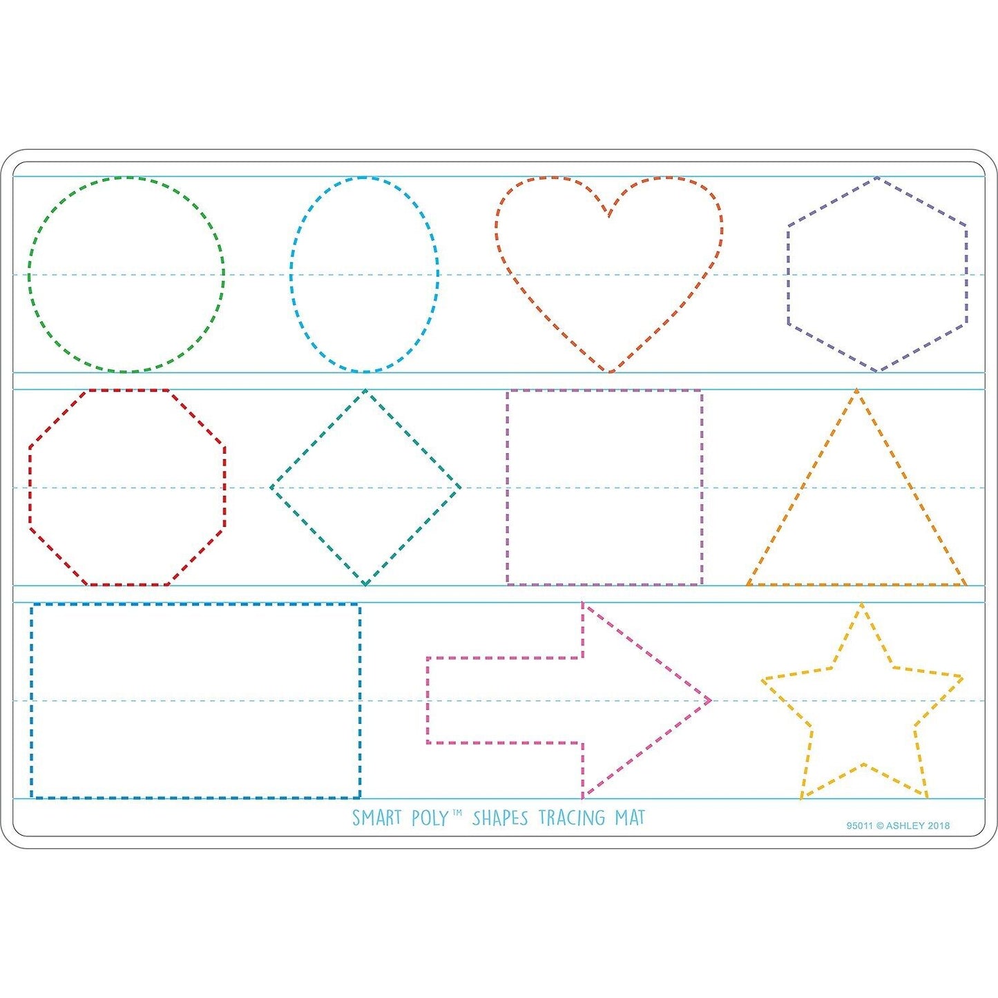 Learning Mat Prewriting & Shapes 12.25" x 17.5"