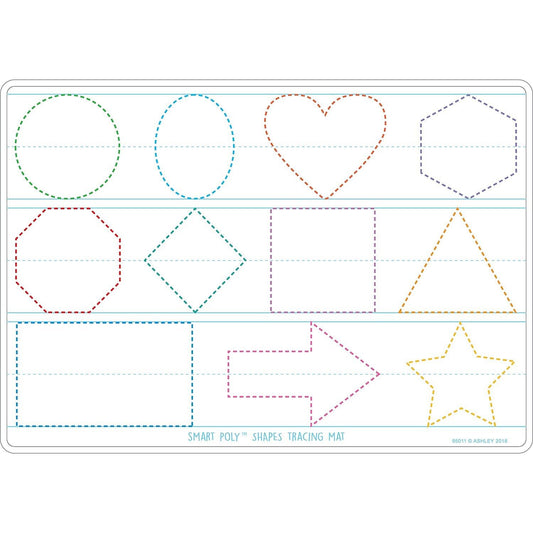 Learning Mat Prewriting & Shapes 12.25" x 17.5"