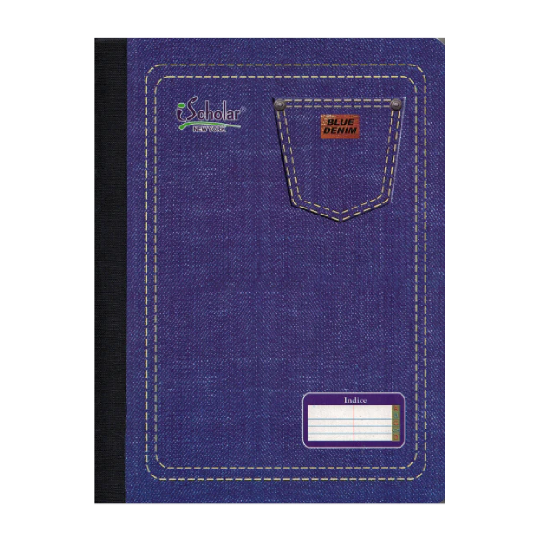 Libreta Indice/ Index Notebook- Blue Denim