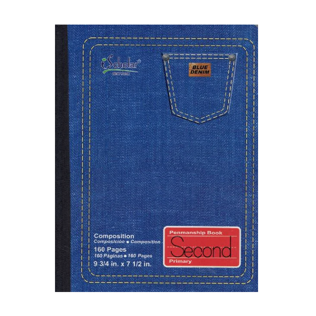 Libreta Caligrafía Second Blue Denim [160pgs] Humacao School Supply