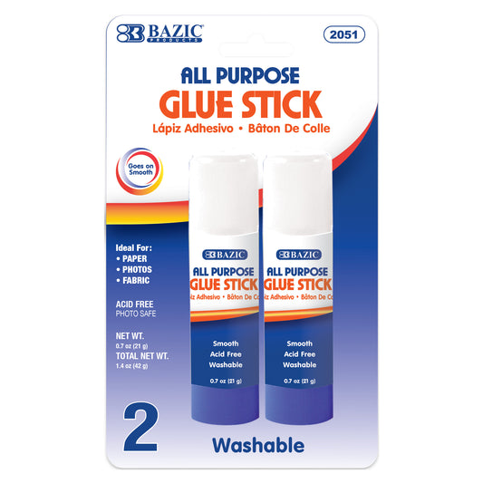 Glue Stick Premium 0.7 oz (21g) [2/Pack]