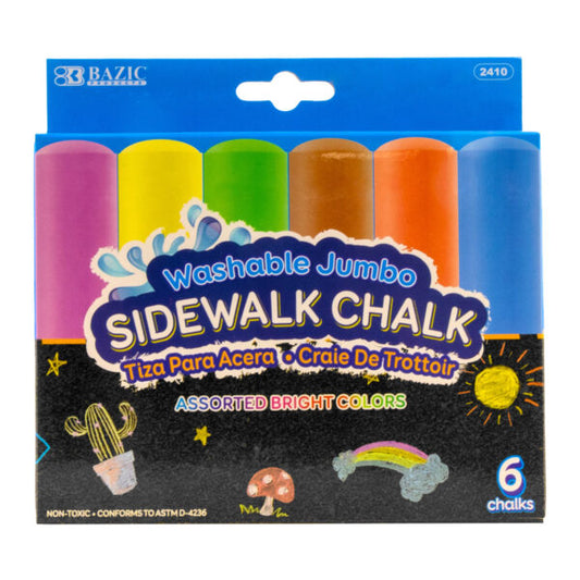 Chalk Jumbo Sidewalk [pk-6]