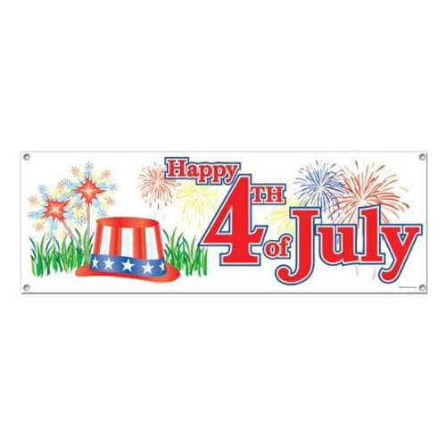 Patriotic Jumbo Sign Banner