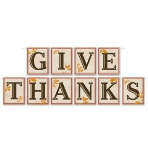 Banner Give Thanks