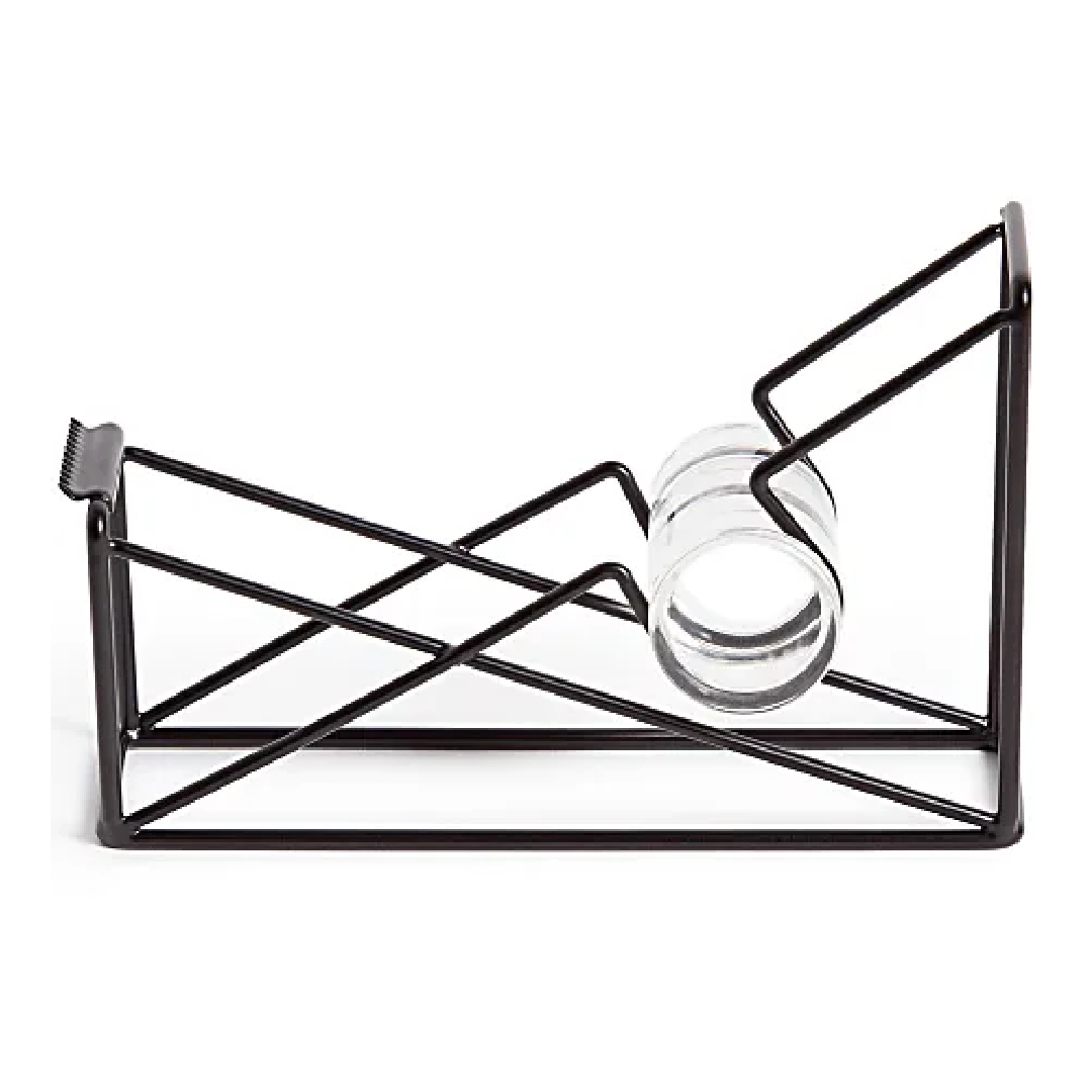 Tape Dispenser Metal Rack Black
