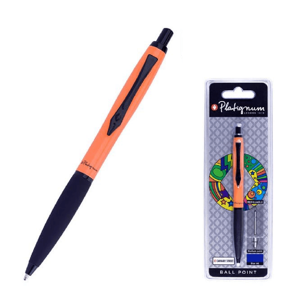 Ball Pen w/refill Orange