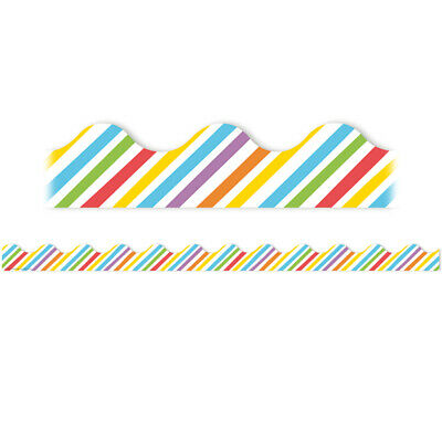 Growth Mindset Rainbow Stripes Deco Trim®