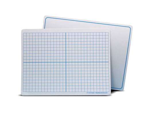 9" x 12" XY Axis, Two-Sided, Dry Erase Learning Mat (each)