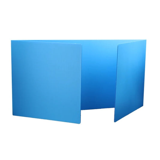Plastic Presentation Board 18" x 48" Blue