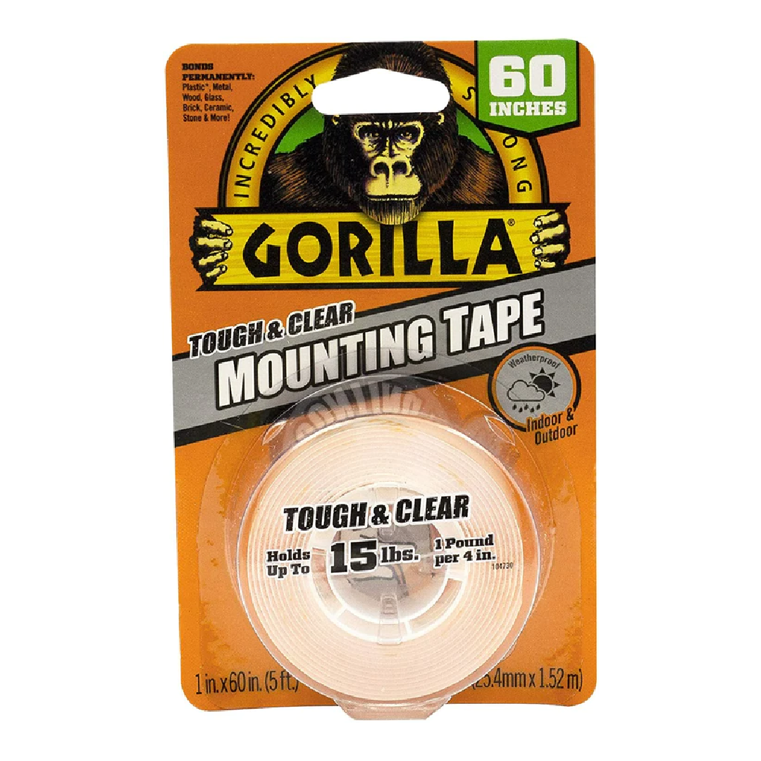 Mounting Tape Tough & Clear- Indoor & Outdoor