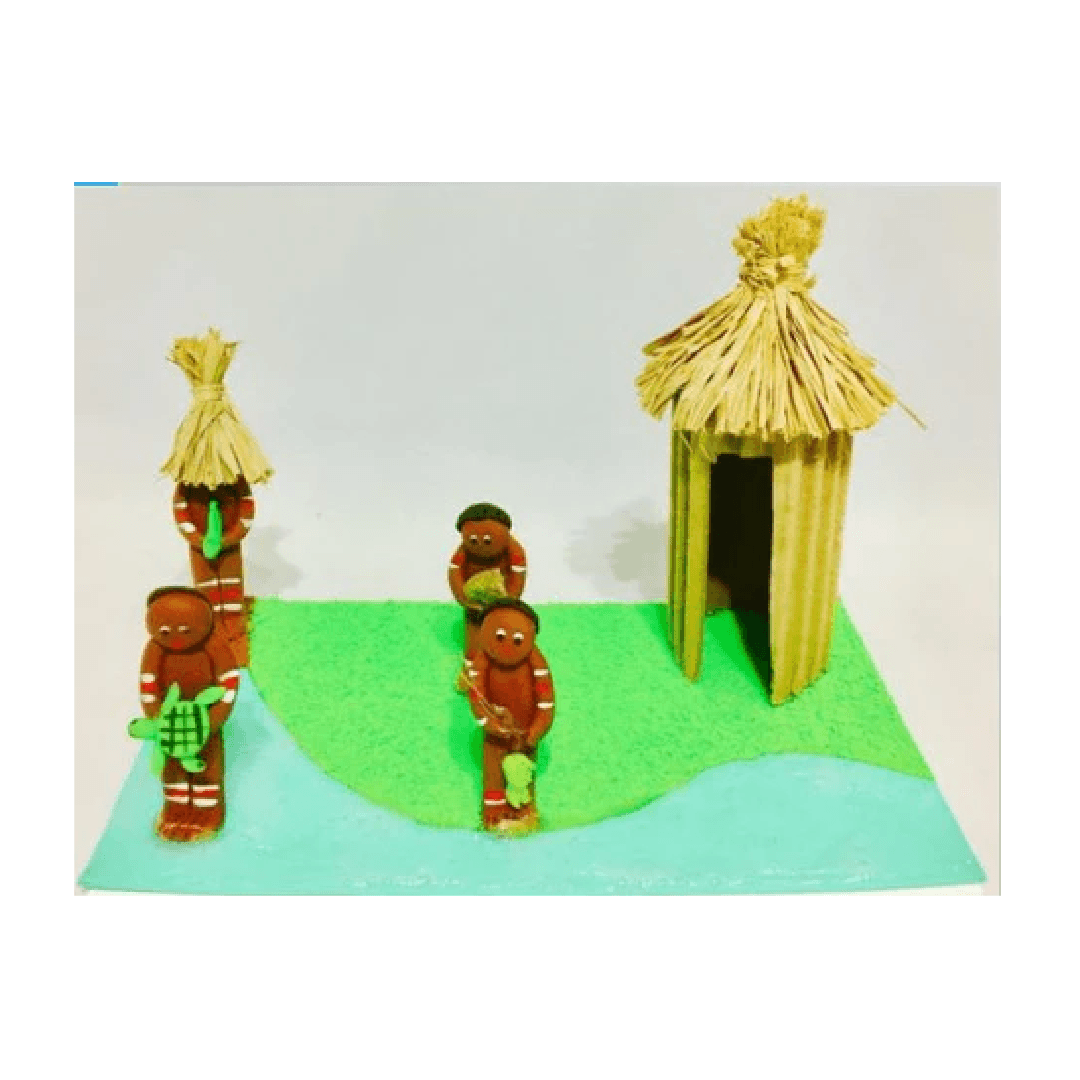 miniatura indios tainos para maqueta miniature