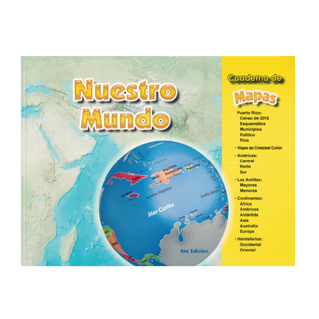 Cuaderno de mapas Nuestro Mundo