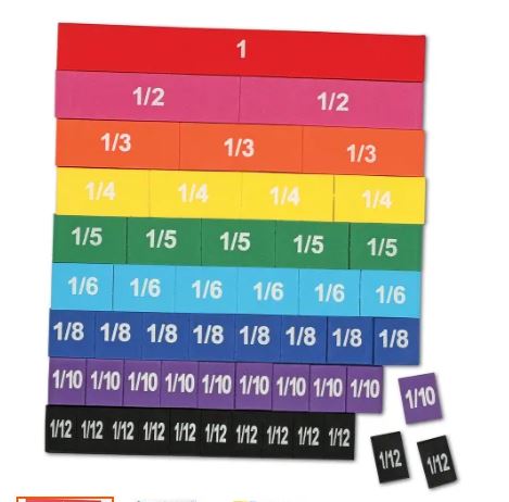 Rainbow Fraction® Soft Foam Magnetic Tiles