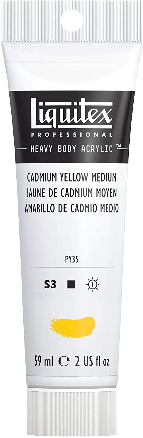 Professional Heavy Body Acrylic Paint, 2-oz Tube