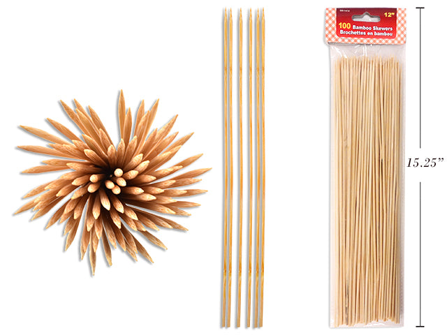Bamboo Skewers (Palitos de Pinchos), 100/pack