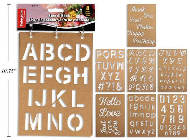Letters Stencils Assorted Kit