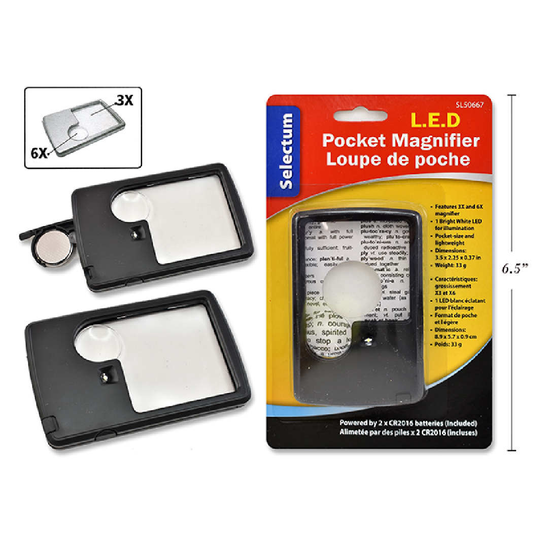 Pocket Magnifier L.E.D