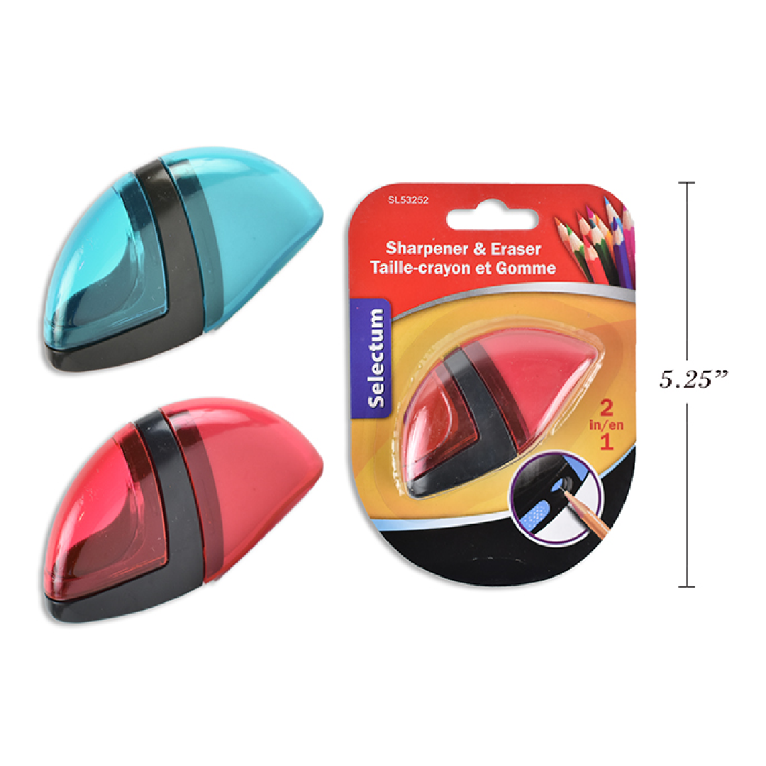 Sharpener & Eraser Combo