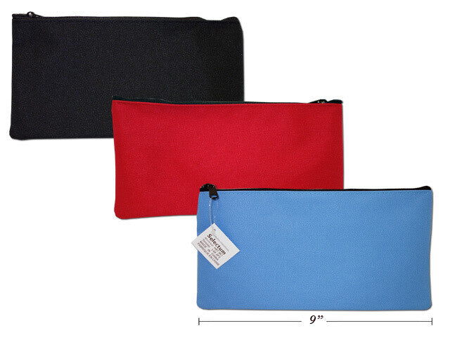 Pencil Case with Zipper Canvas Fabric