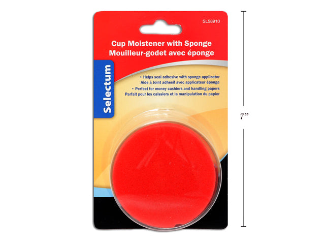 Sponge Moistener Cup