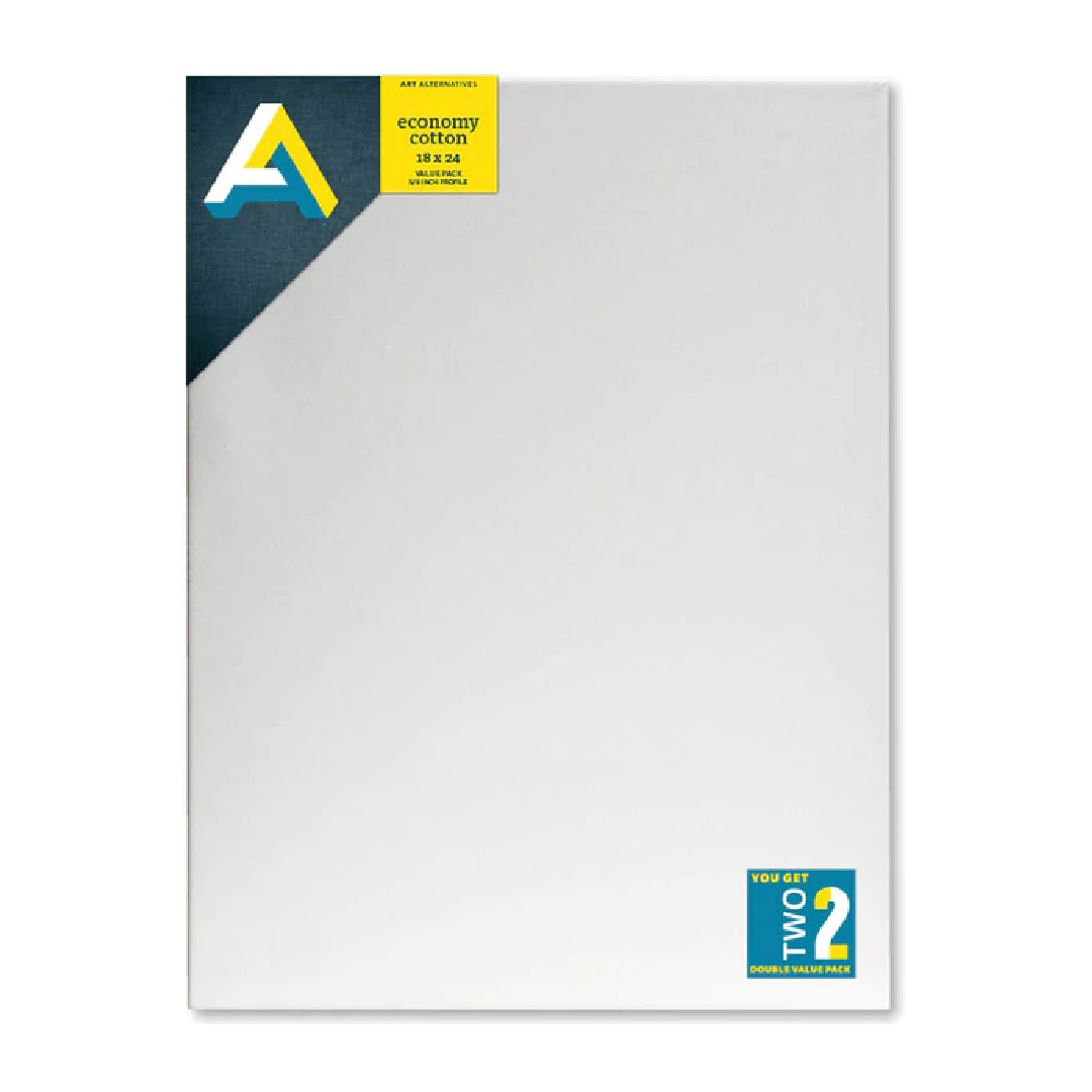 Canvas Stretch 18x24 Value 2-Pack
